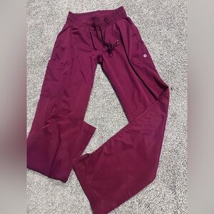 Stylish Burgundy Scrub Pants